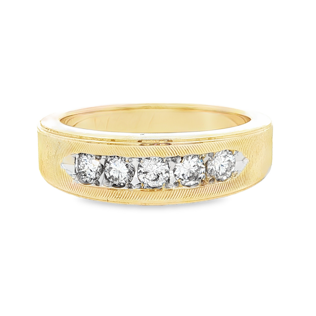 Diamond Wedding Bands - Men'