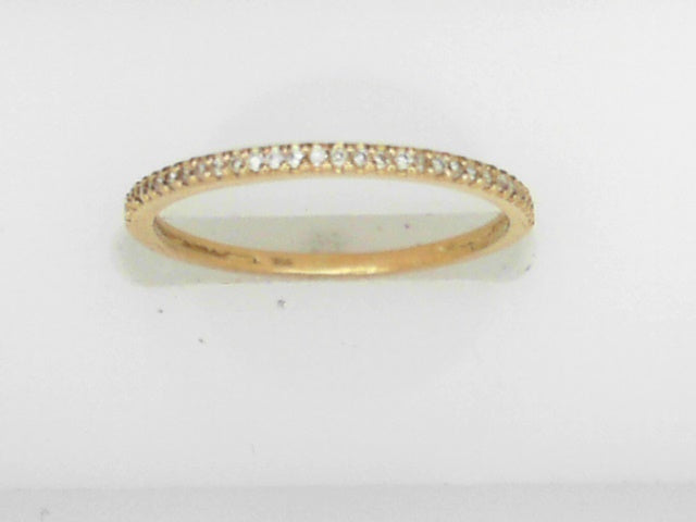 18K White Gold .13ctw Diamond Delicate Band Ring