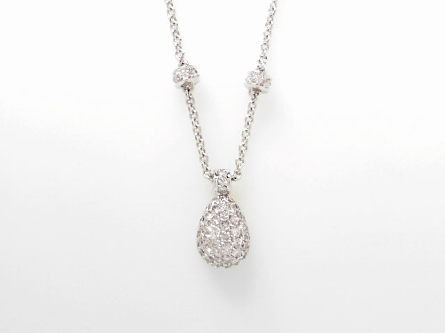 18K Yellow Gold Diamond Pendant Necklace by Aspery & Guldag