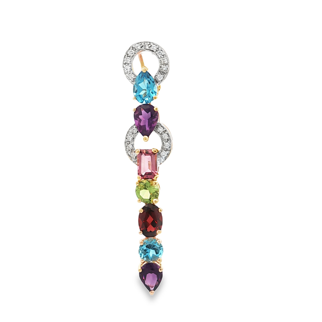 Colored Stone Pendant