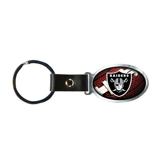 NFL Oakland Raiders Official Team Logo Keychain Accessory