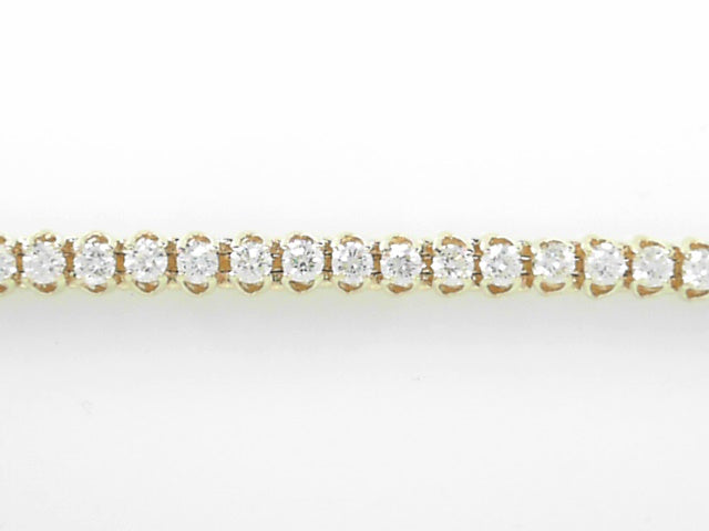14K White Gold 3.60ctw Diamond Tennis Bracelet