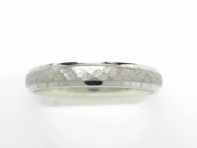Palladium Textured Comfort Fit Men's Wedding Band