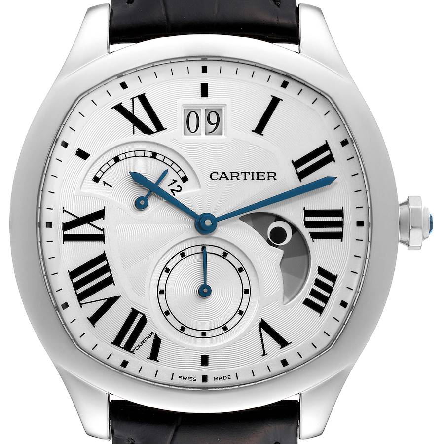 Cartier Drive Retrograde Stainless Steel Day/Night Luxury Watch