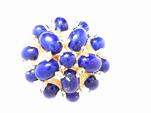 14kt Gold Vintage Lapis Lazuli Women's Ring, 11.7g