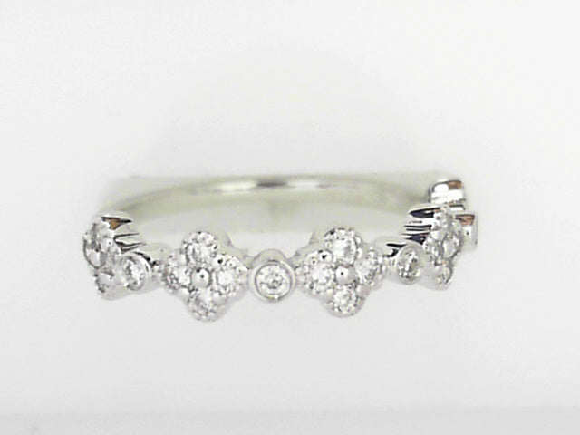 14K Gold .30ctw Diamond Wedding Band Ring, Size 6.5