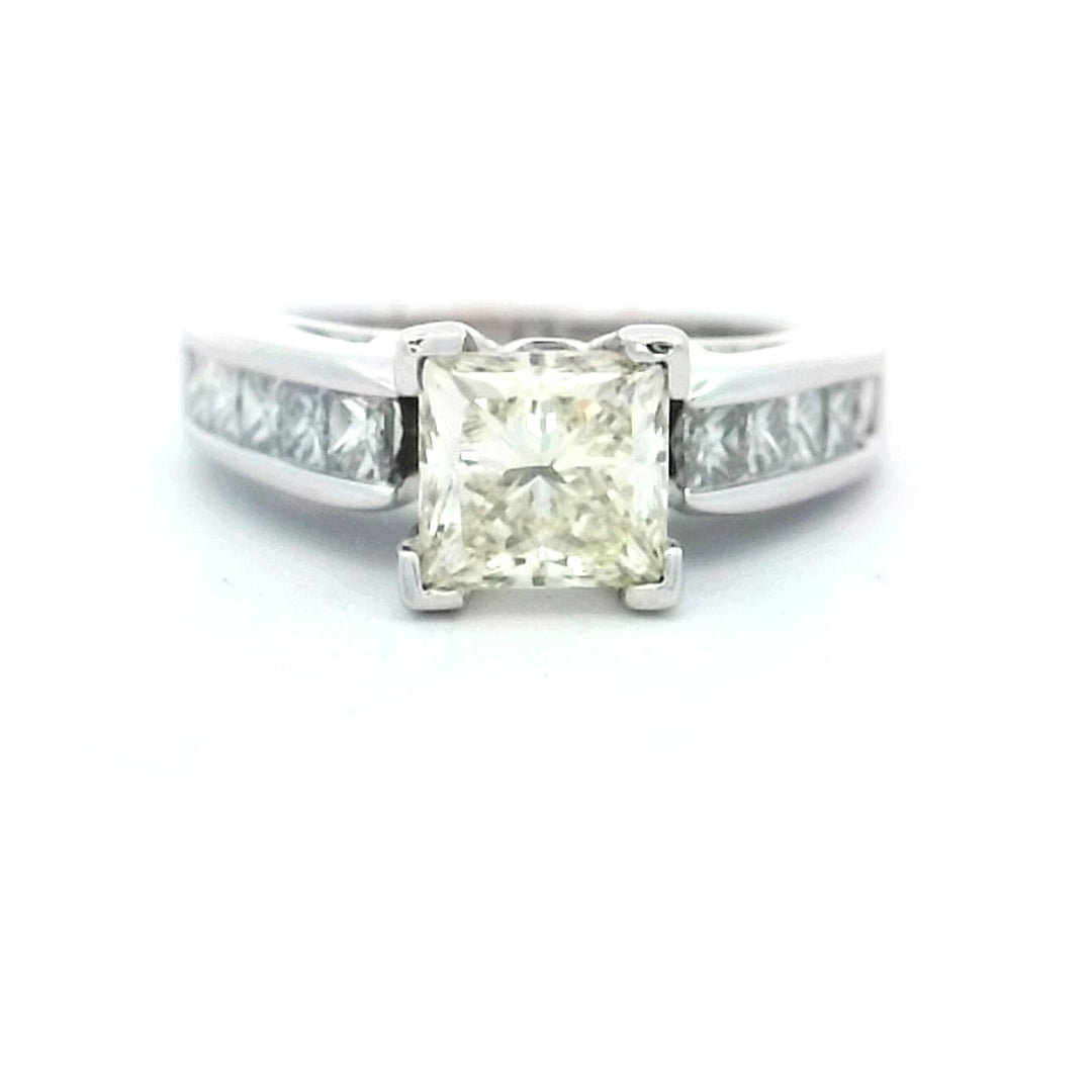 14kt White Gold 1.22ct Diamond Engagement Ring