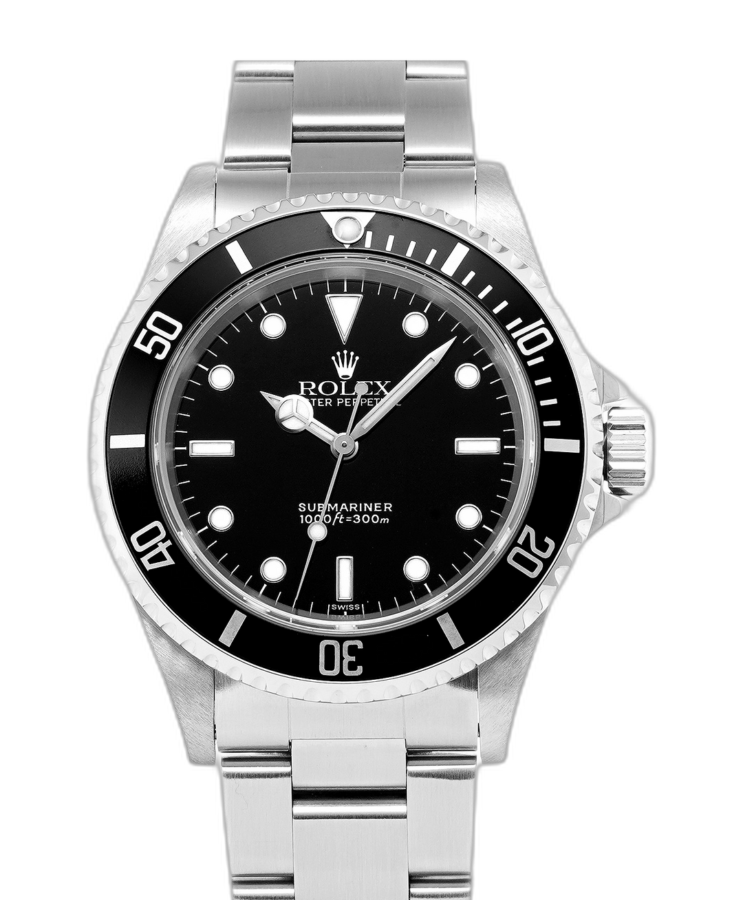 1999 Rolex Submariner No-Date Steel Divers Watch 40mm