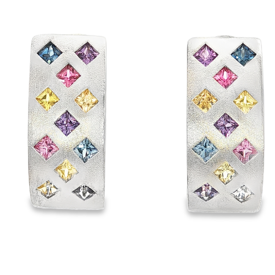 Colored Stone Earring