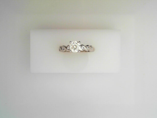 14K White Gold .95ct Round Diamond Eternity Band
