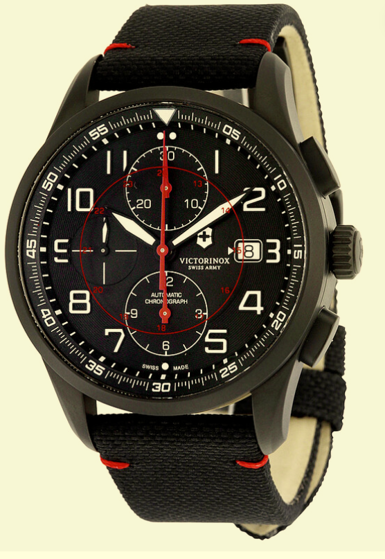 Victorinox Swiss Army Airboss Black Nylon Automatic Men's Watch