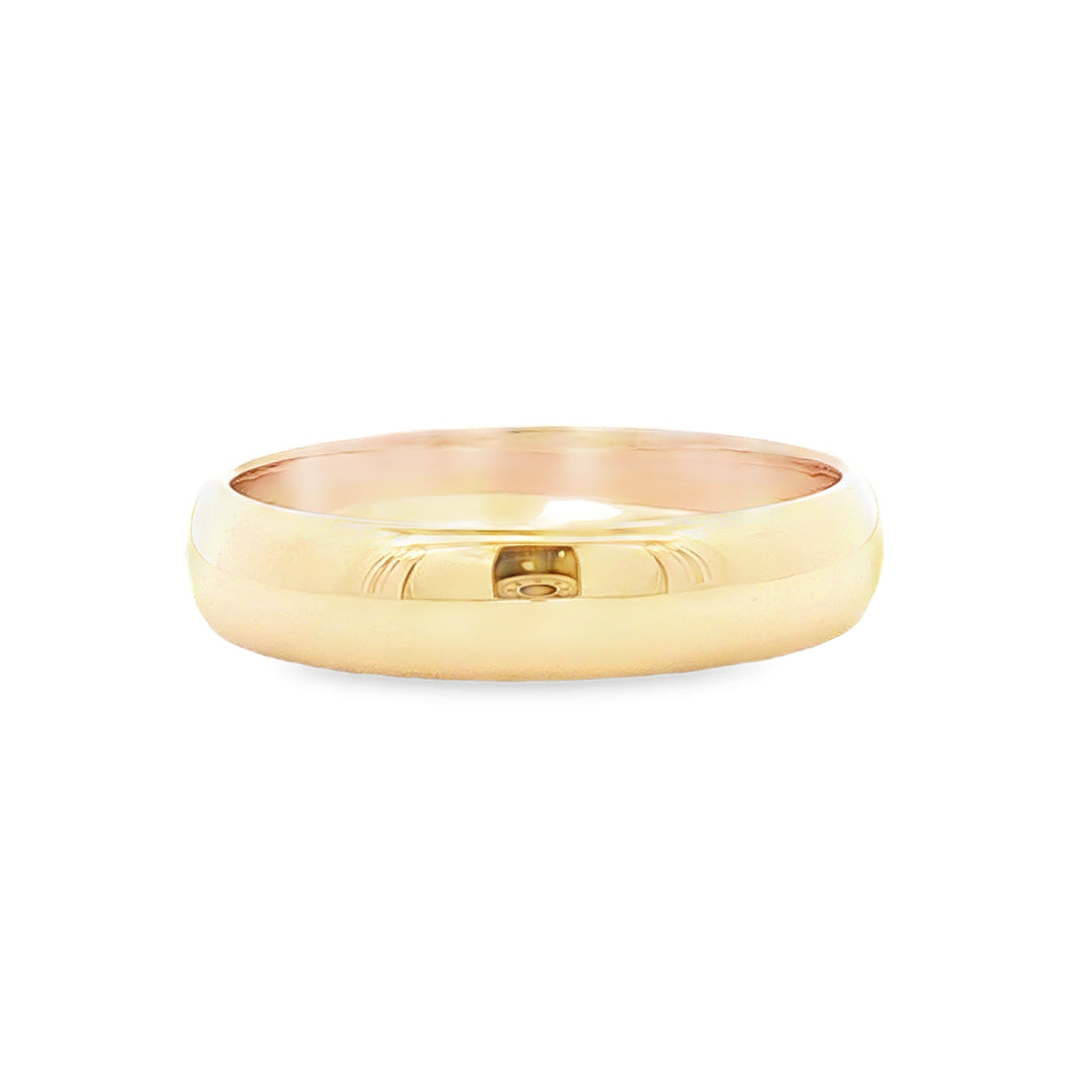 Precious Metal (No Stones) Wedding Bands  -  Men'