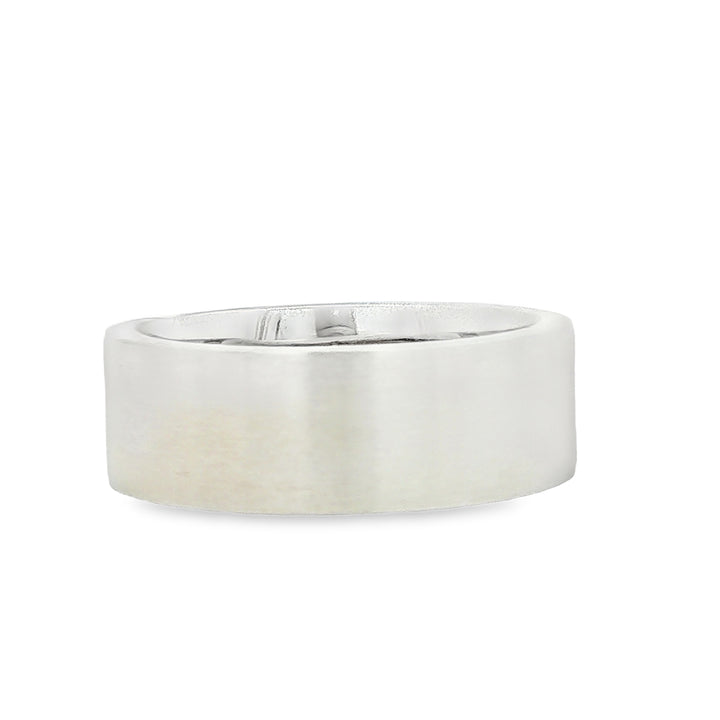 14K Two-Tone Men's Diamond Band Ring 0.12ct Luxury