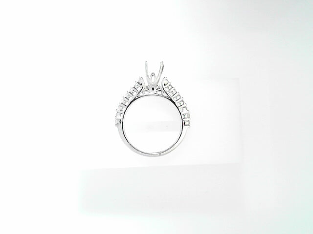 14K Gold .35ctw Diamond Semi-Mount Engagement Ring