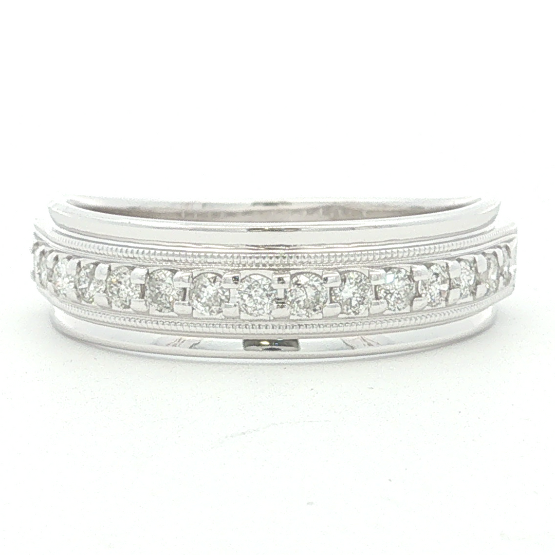 Diamond Wedding Bands - Men'