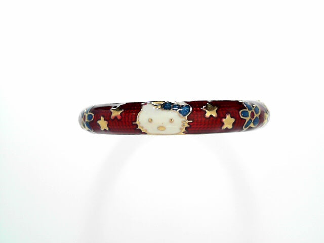 Adorable Hello Kitty Kids' Character Charm Bangle Bracelet