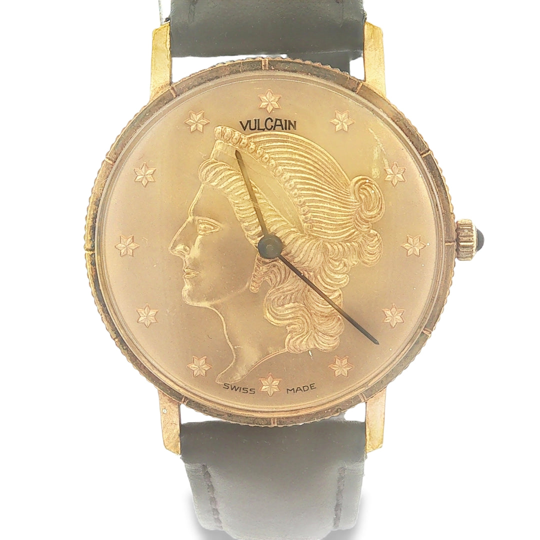 Rare Vulcain 17-Jewel Vintage Coin Watch - Timeless 32mm Classic