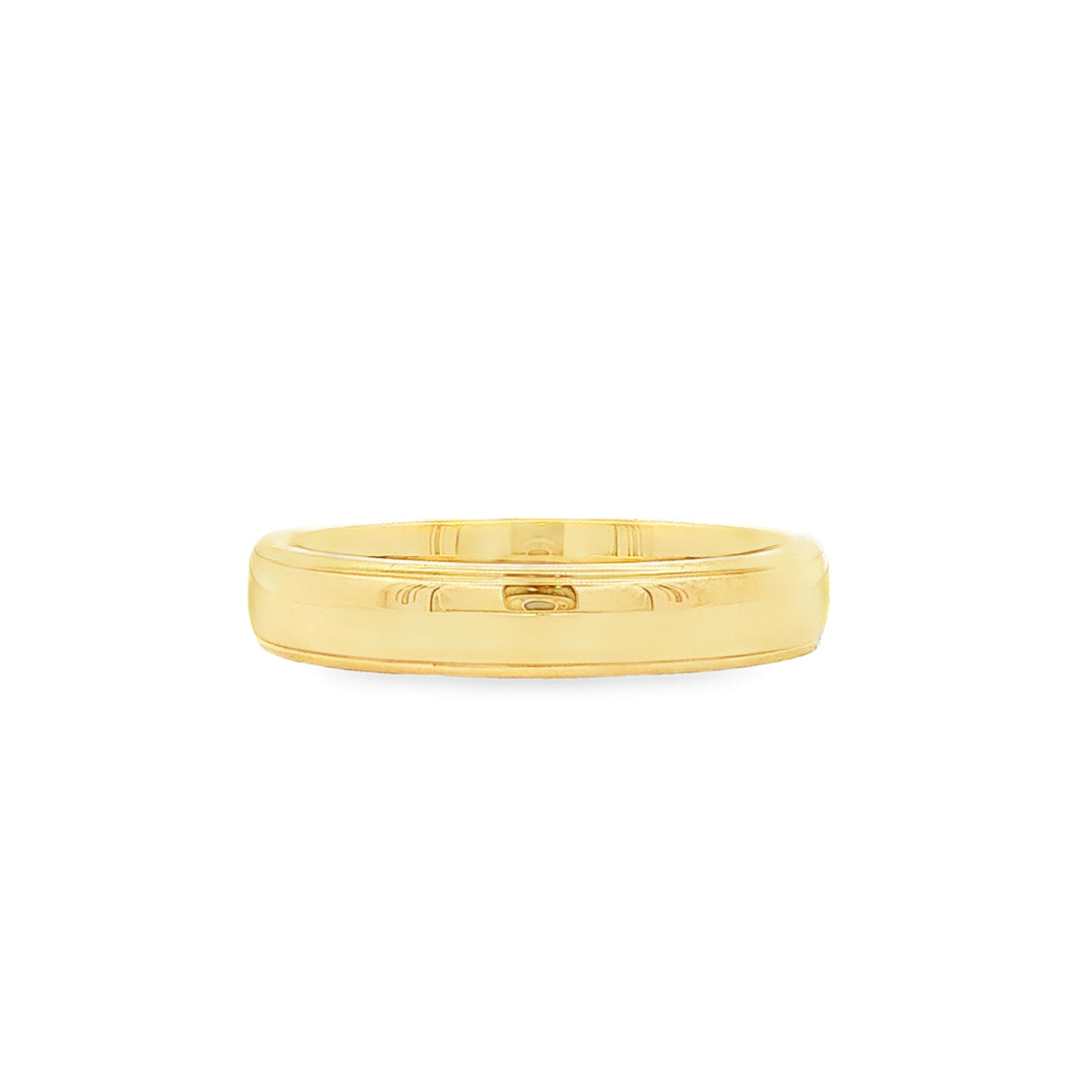 Precious Metal (No Stones) Wedding Bands  -  Men'