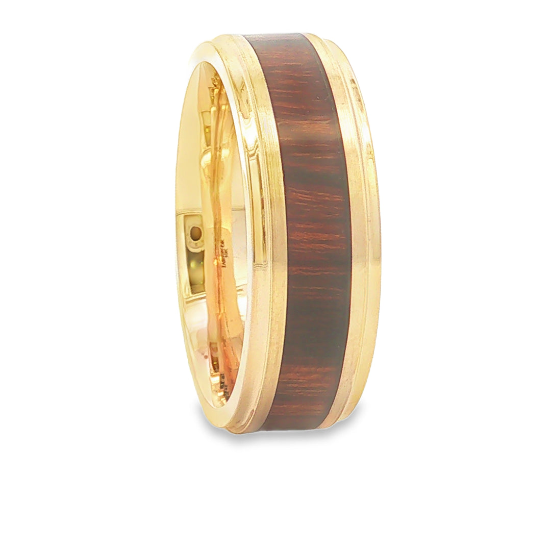 Precious Metal (No Stones) Wedding Bands  -  Men'