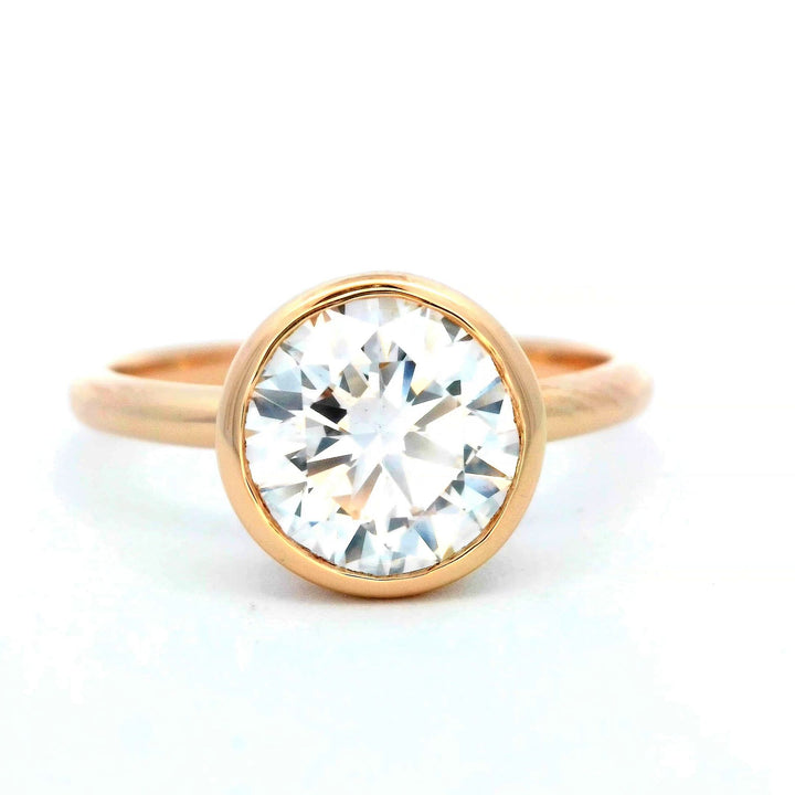 18K Yellow Gold 2.02ct Lab Diamond Solitaire Ring