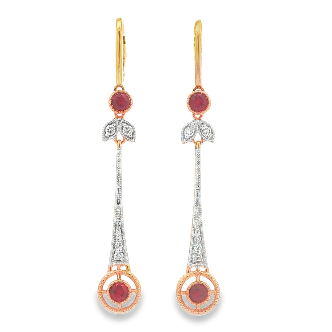 Colored Stone Earring