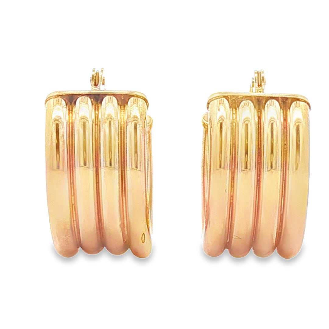 Precious Metal (No Stones) Earring