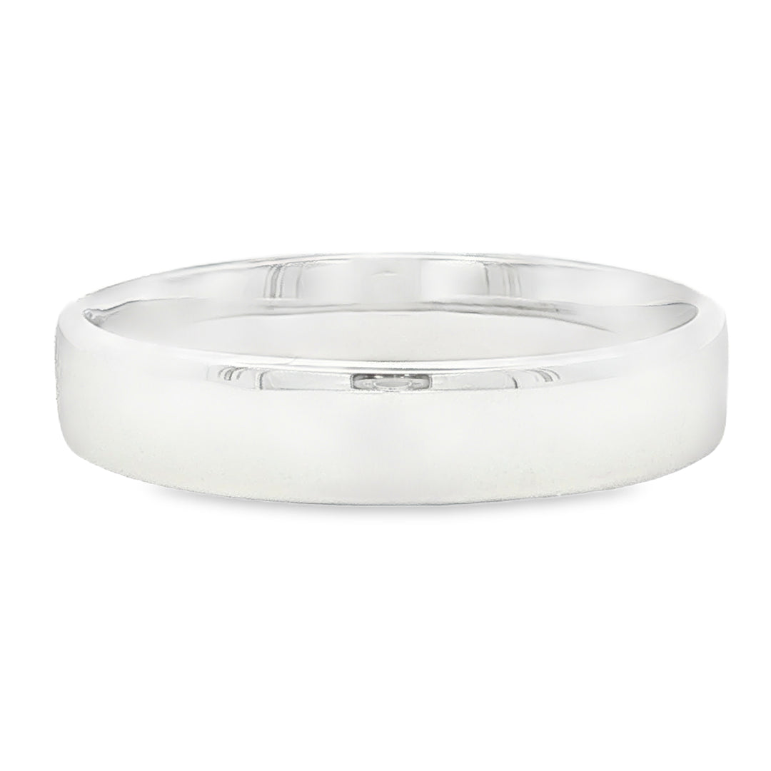 Precious Metal (No Stones) Wedding Bands  -  Men'