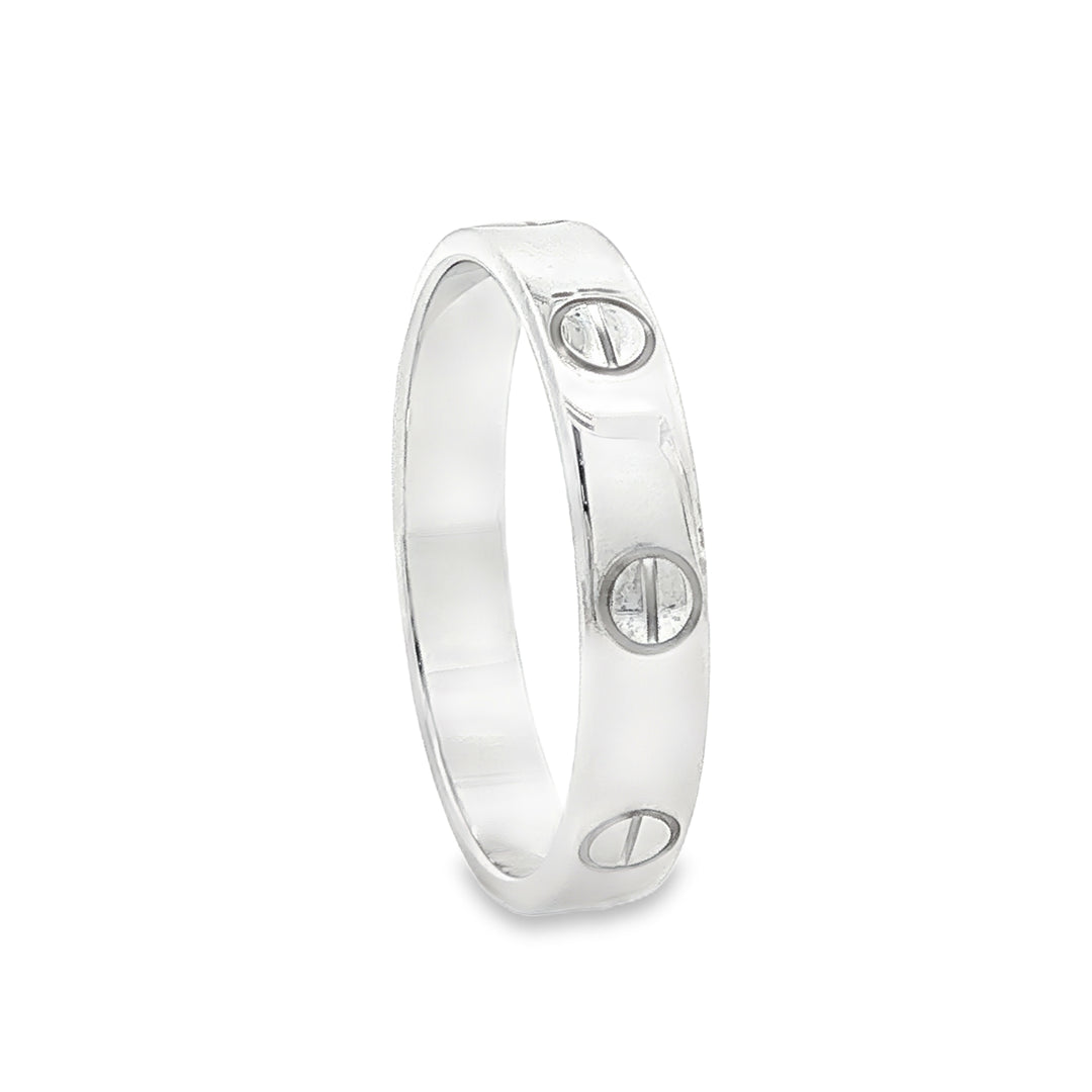 Precious Metal (No Stones) Wedding Bands  -  Men'