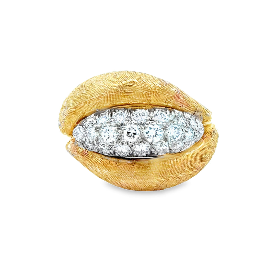 14K Gold Vintage Diamond Solitaire Ring, 0.33ctw