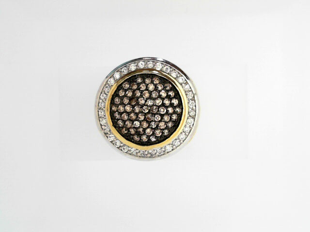 Men's Sterling Silver CZ Ring - Classic Masculine Design