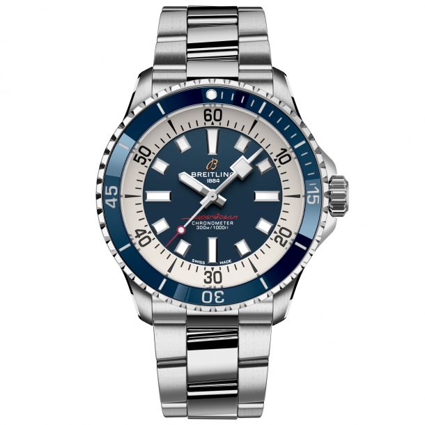 Breitling Superocean 46mm Stainless Steel Ceramic Sport Watch