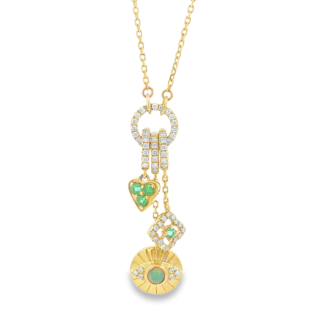 Colored Stone Necklace
