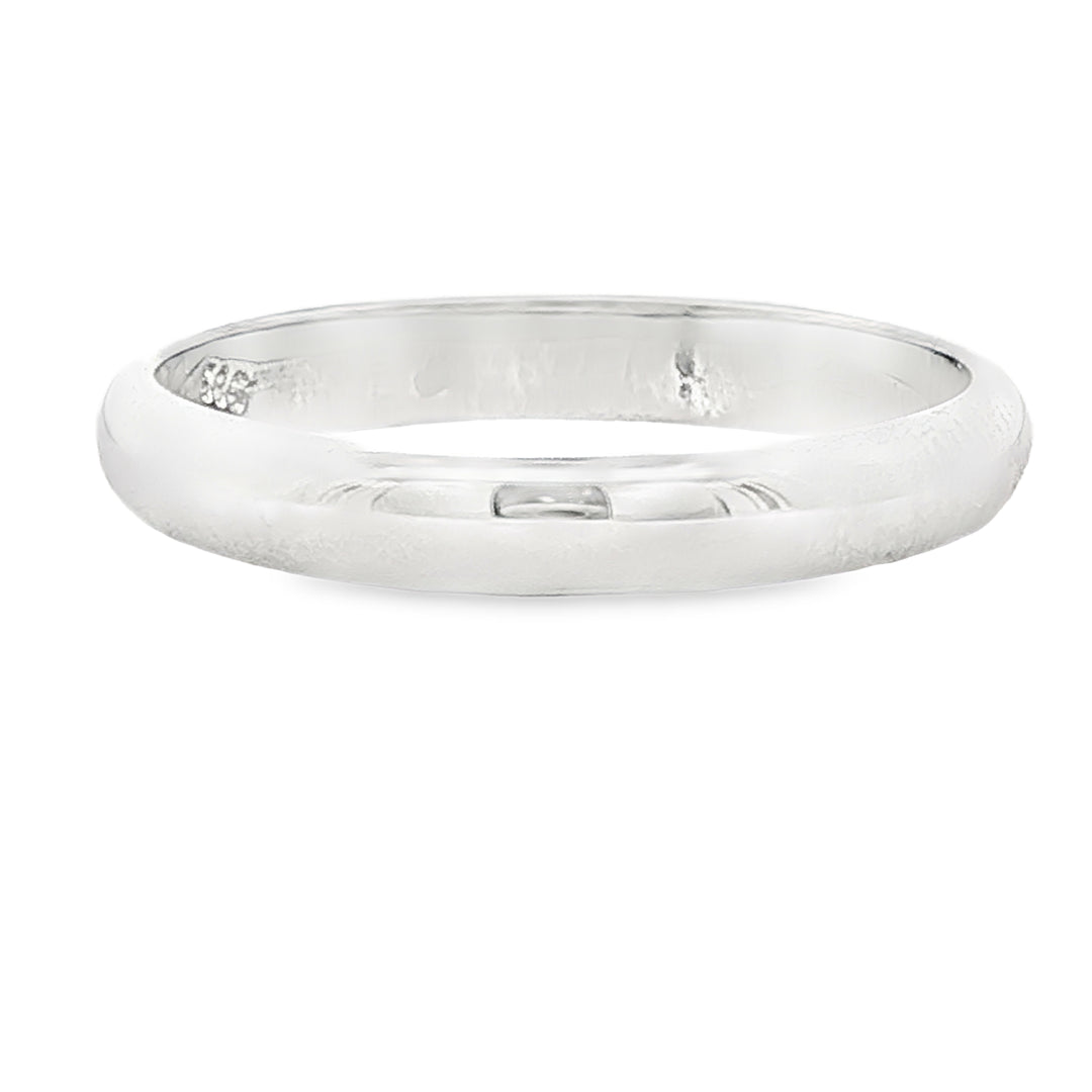 Precious Metal (No Stones) Wedding Bands  -  Women'