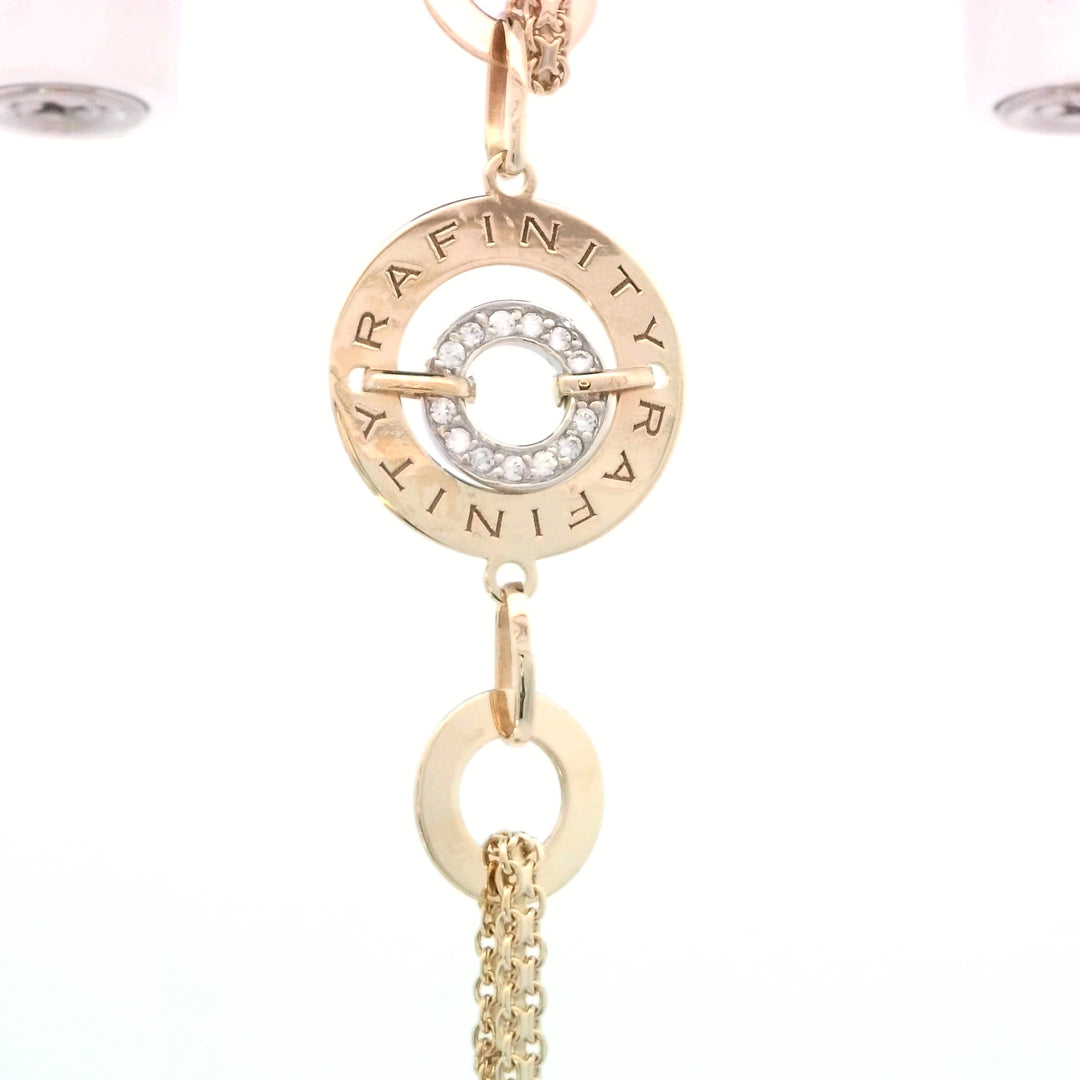 18K Two-Tone Gold Fancy Link Necklace, 20.8g, 17